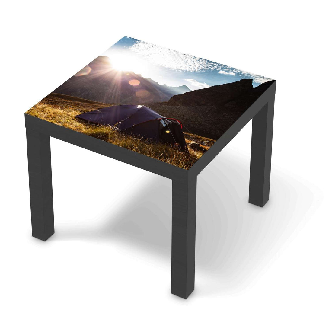 Möbelfolie Into the Wild - IKEA Lack Tisch 55x55 cm - schwarz