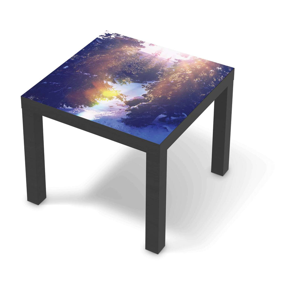 Möbelfolie Lichtflut - IKEA Lack Tisch 55x55 cm - schwarz