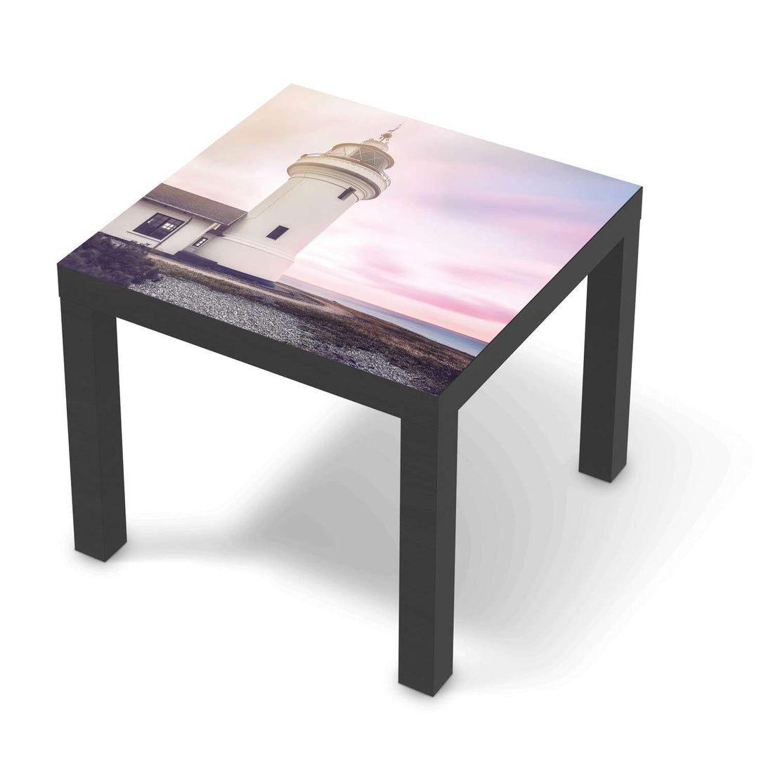 Möbelfolie Lighthouse - IKEA Lack Tisch 55x55 cm - schwarz