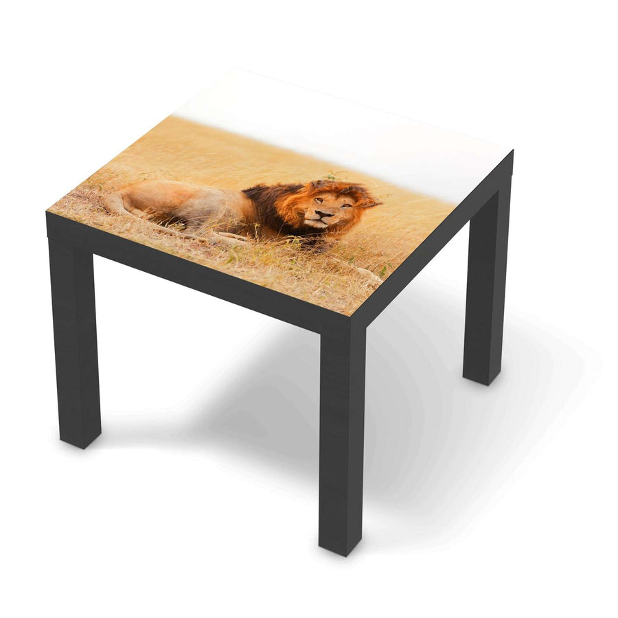 Möbelfolie Lion King - IKEA Lack Tisch 55x55 cm - schwarz