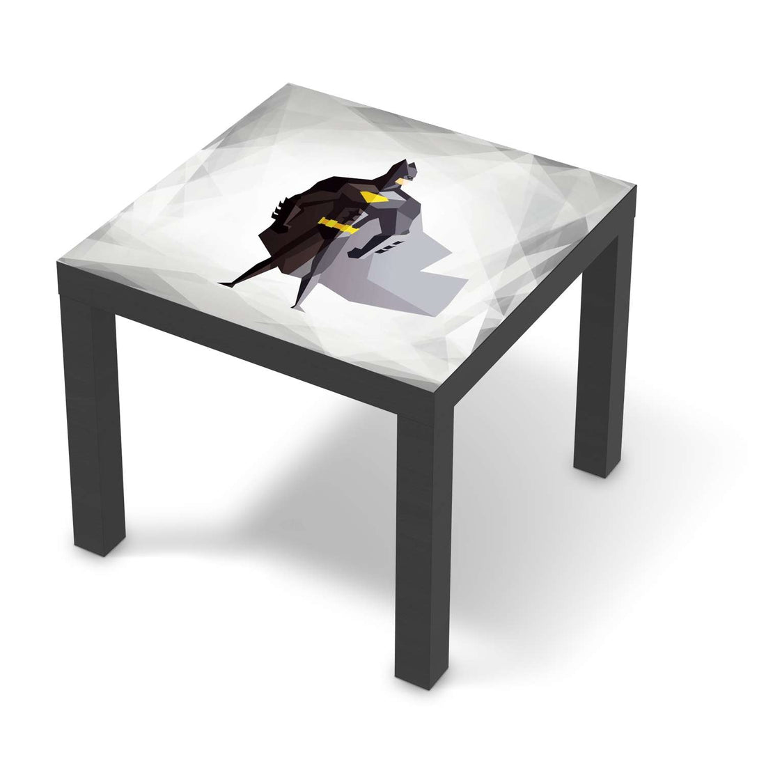 Möbelfolie Mr. Black - IKEA Lack Tisch 55x55 cm - schwarz