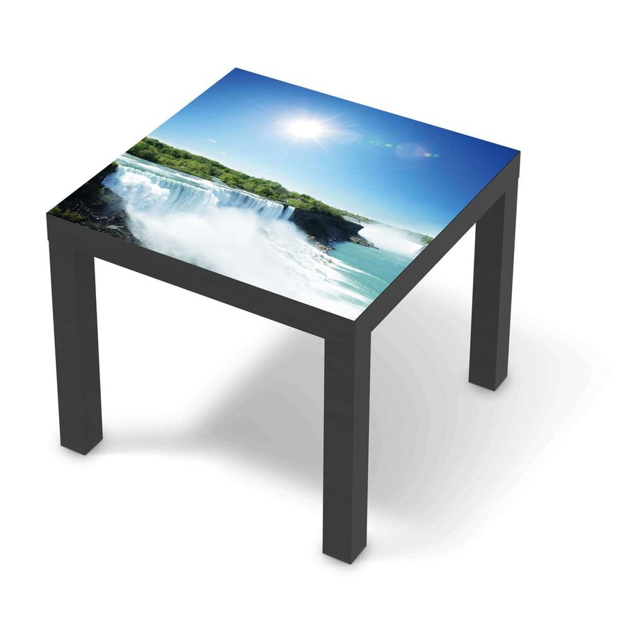 Möbelfolie Niagara Falls - IKEA Lack Tisch 55x55 cm - schwarz