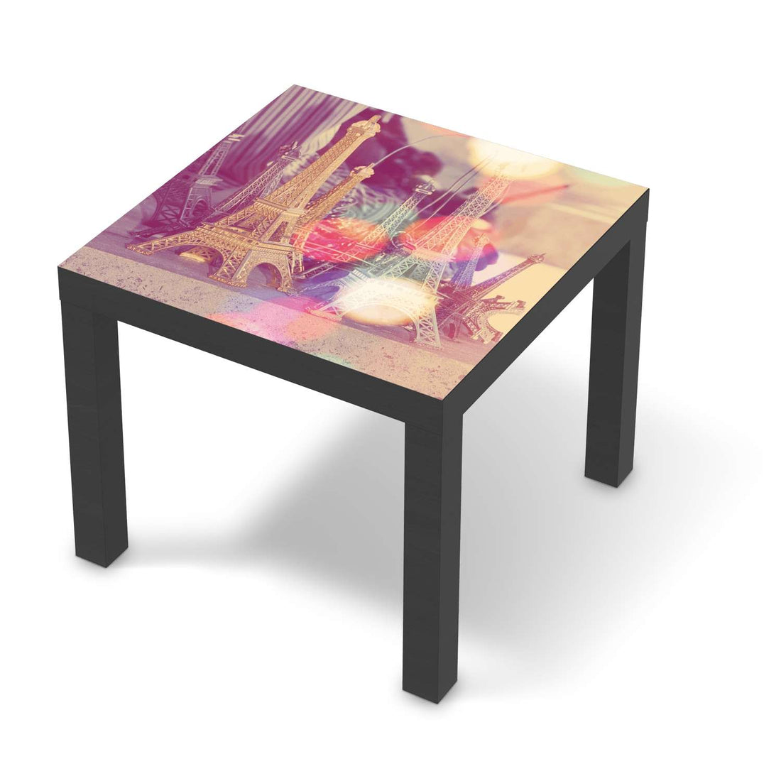 Möbelfolie Paris - IKEA Lack Tisch 55x55 cm - schwarz