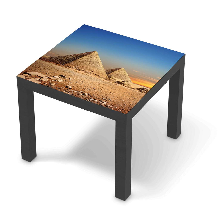 Möbelfolie Pyramids - IKEA Lack Tisch 55x55 cm - schwarz
