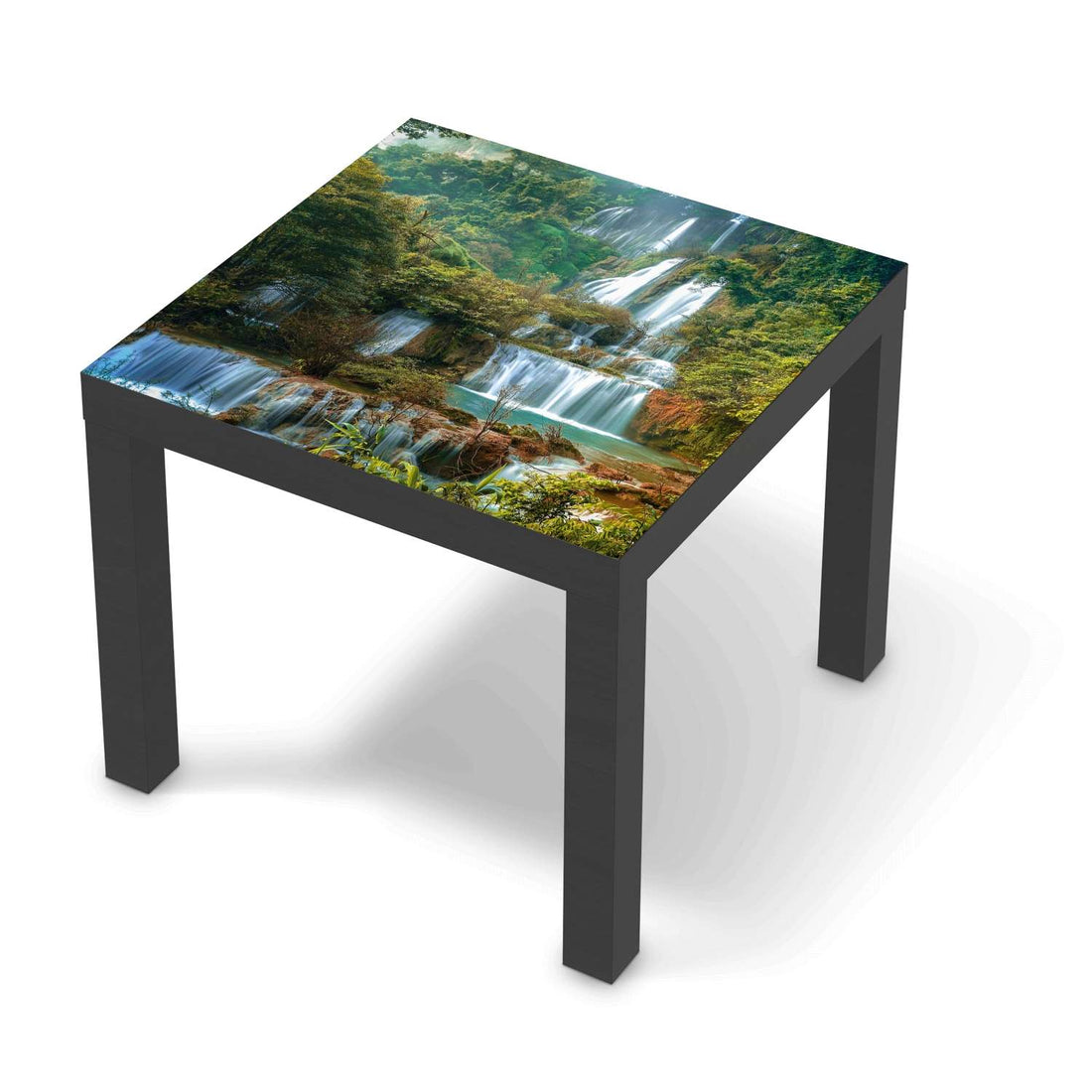 Möbelfolie Rainforest - IKEA Lack Tisch 55x55 cm - schwarz