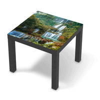 Möbelfolie Rainforest - IKEA Lack Tisch 55x55 cm - schwarz