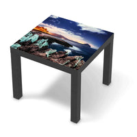 Möbelfolie Seaside - IKEA Lack Tisch 55x55 cm - schwarz