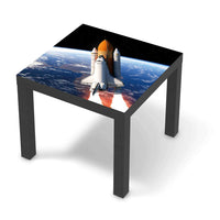 Möbelfolie Space Traveller - IKEA Lack Tisch 55x55 cm - schwarz