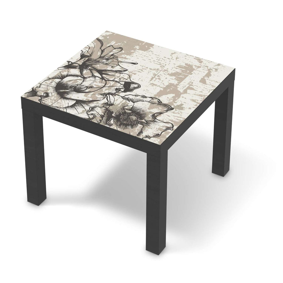 Möbelfolie Styleful Vintage 1 - IKEA Lack Tisch 55x55 cm - schwarz