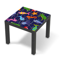 Möbelfolie Underwater Life - IKEA Lack Tisch 55x55 cm - schwarz