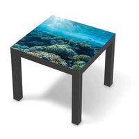 Möbelfolie Underwater World - IKEA Lack Tisch 55x55 cm - schwarz