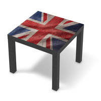 Möbelfolie Union Jack - IKEA Lack Tisch 55x55 cm - schwarz