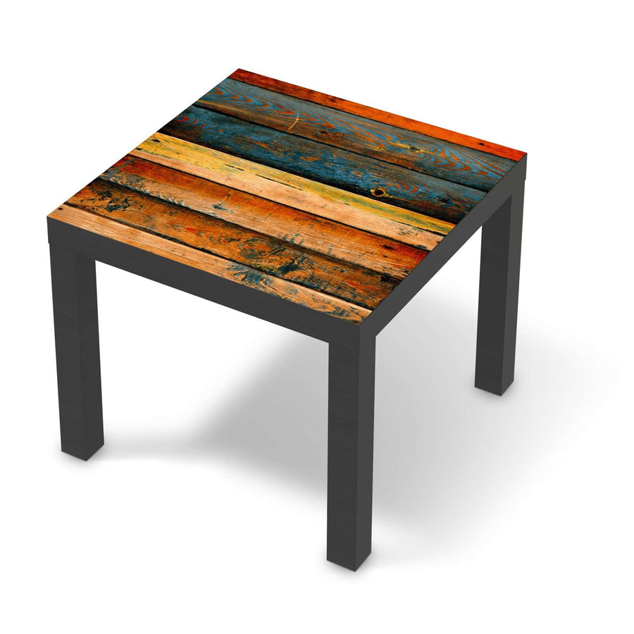 Möbelfolie Wooden - IKEA Lack Tisch 55x55 cm - schwarz