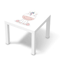 Möbelfolie Baby Unicorn - IKEA Lack Tisch 55x55 cm - weiss