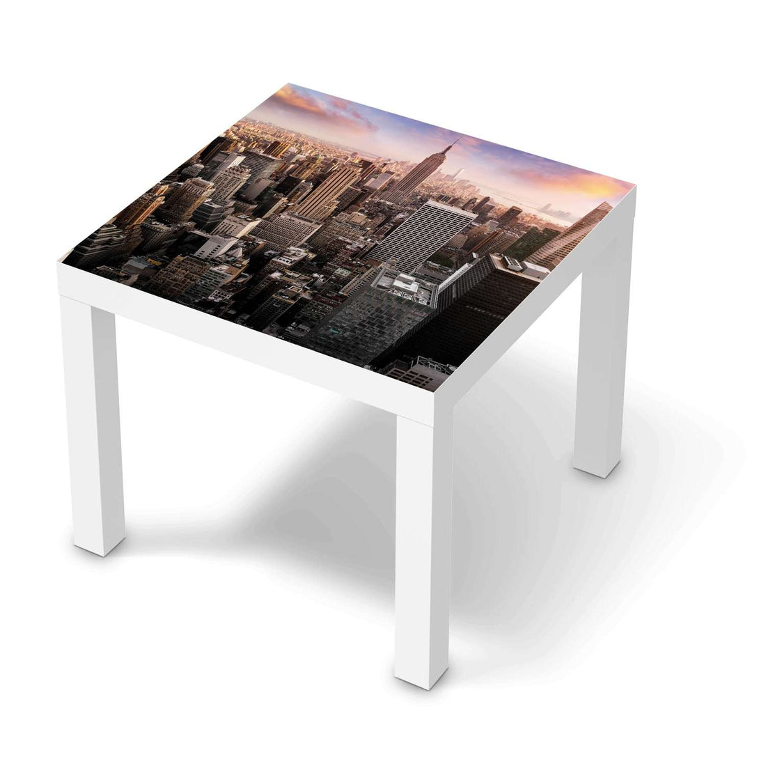 Möbelfolie Big Apple - IKEA Lack Tisch 55x55 cm - weiss
