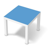 Möbelfolie Blau Light - IKEA Lack Tisch 55x55 cm - weiss