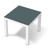 Möbelfolie Blaugrau Light - IKEA Lack Tisch 55x55 cm - weiss