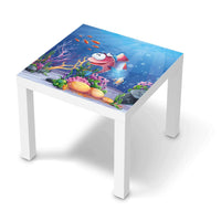 Möbelfolie Bubbles - IKEA Lack Tisch 55x55 cm - weiss
