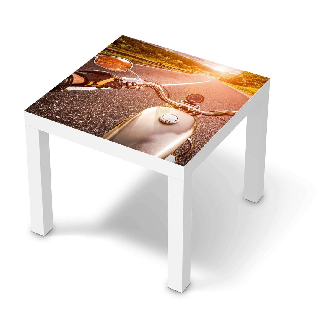 Möbelfolie Easy Rider - IKEA Lack Tisch 55x55 cm - weiss