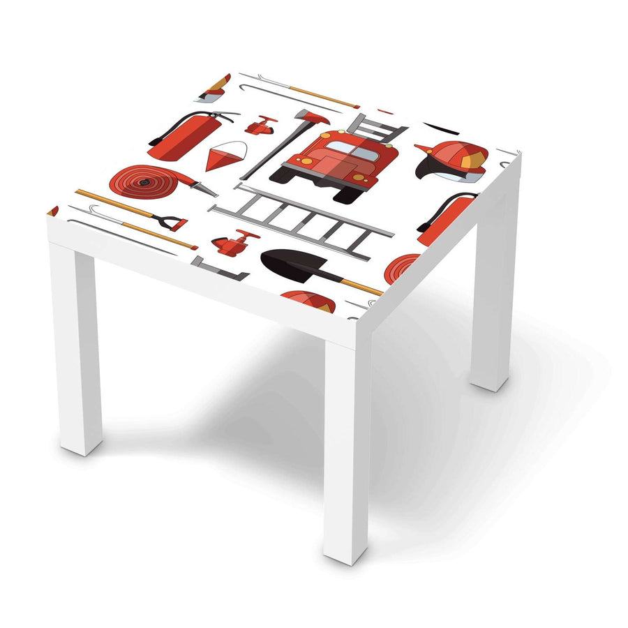 Möbelfolie Firefighter - IKEA Lack Tisch 55x55 cm - weiss