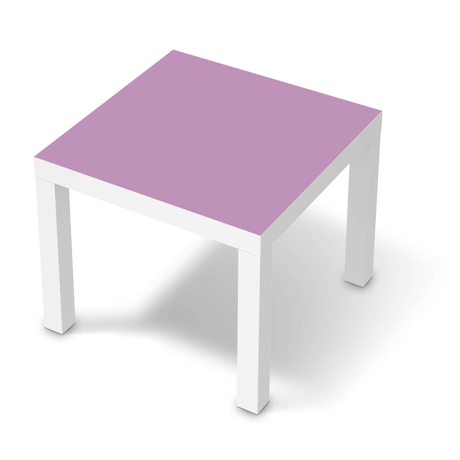 Möbelfolie Flieder Light - IKEA Lack Tisch 55x55 cm - weiss
