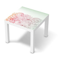 Möbelfolie Floral Doodle - IKEA Lack Tisch 55x55 cm - weiss