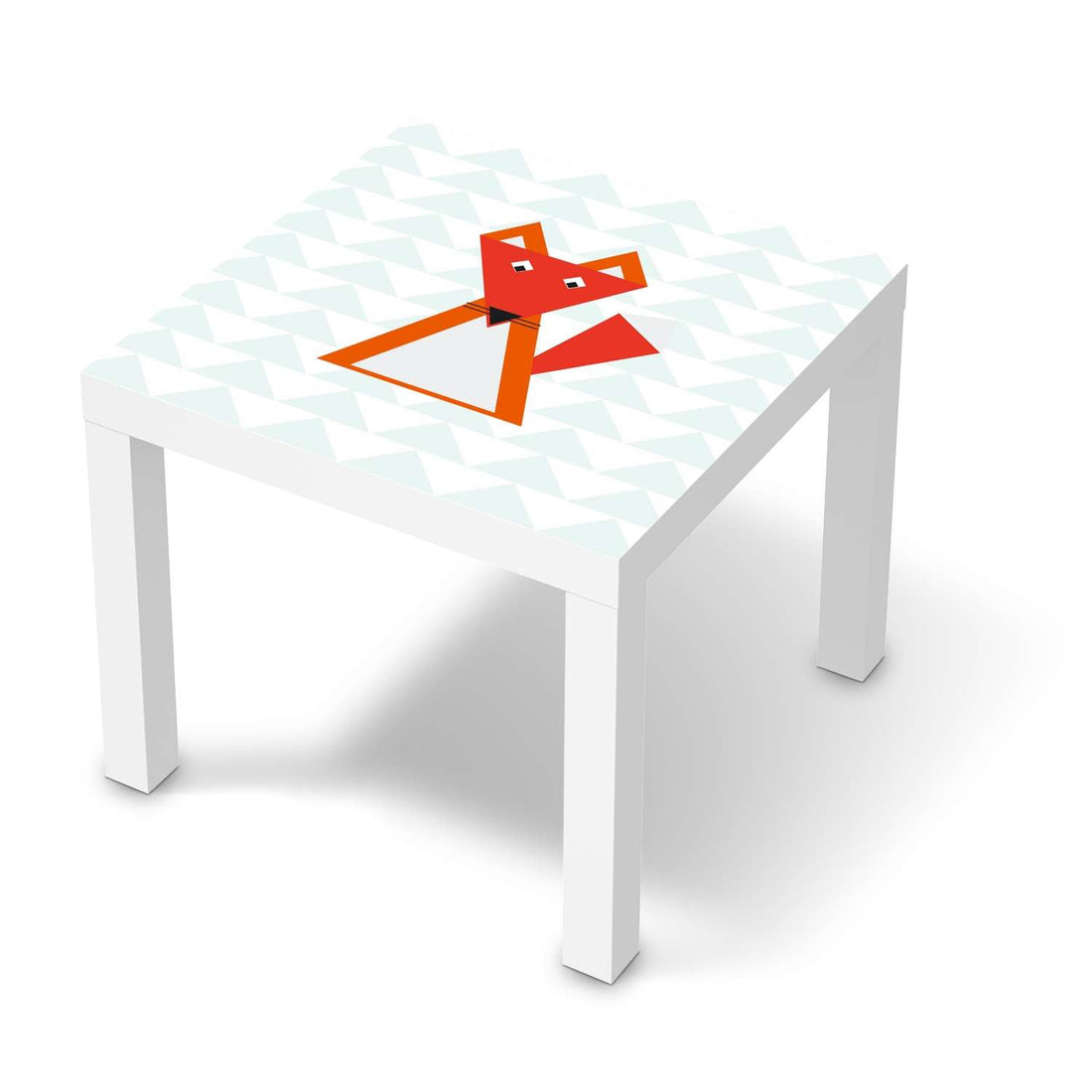 Möbelfolie Füchslein - IKEA Lack Tisch 55x55 cm - weiss