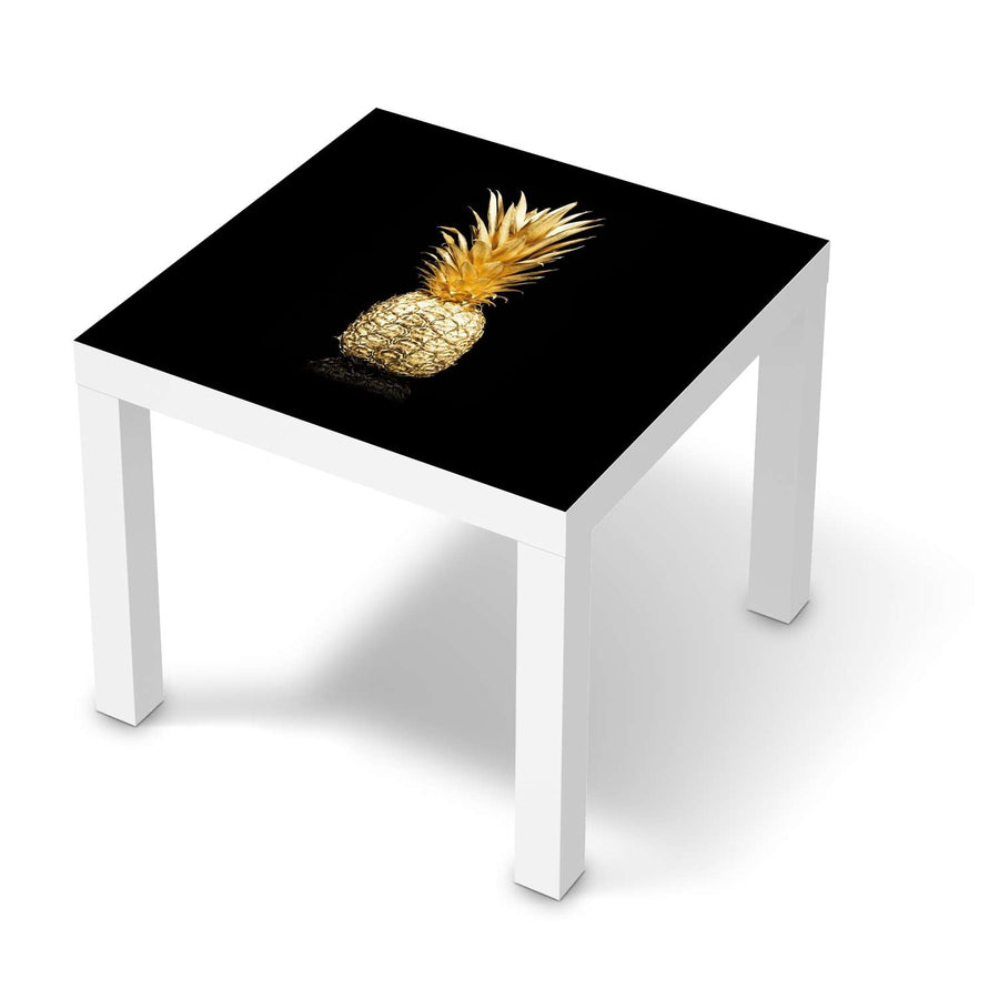 Möbelfolie Goldenes Früchtchen - IKEA Lack Tisch 55x55 cm - weiss