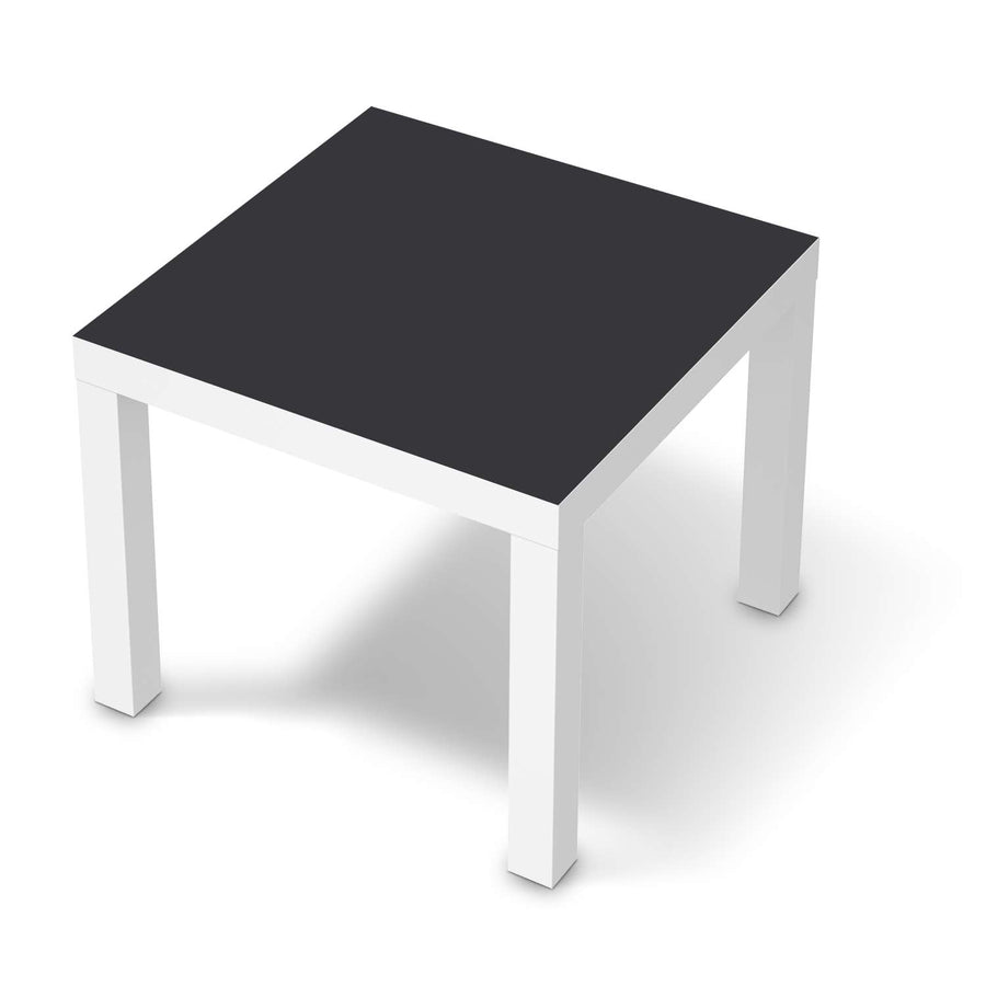 Möbelfolie Grau Dark - IKEA Lack Tisch 55x55 cm - weiss