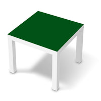 Möbelfolie Grün Dark - IKEA Lack Tisch 55x55 cm - weiss