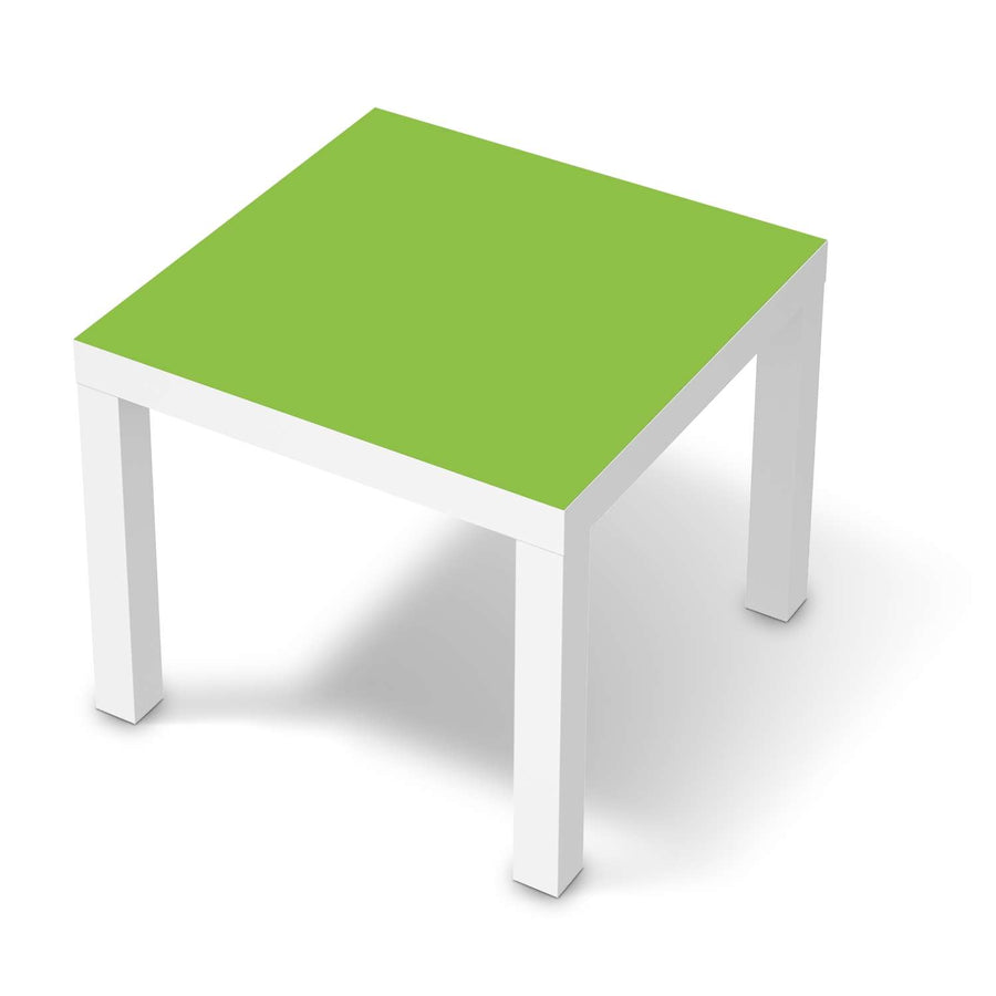 Möbelfolie Hellgrün Dark - IKEA Lack Tisch 55x55 cm - weiss