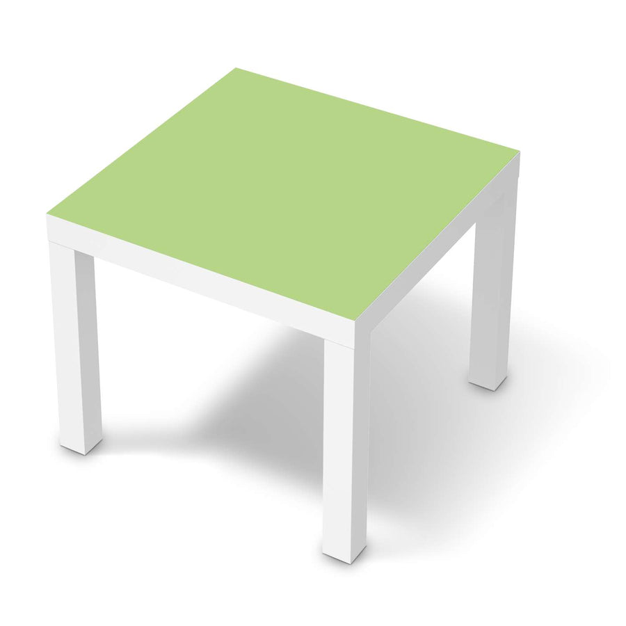 Möbelfolie Hellgrün Light - IKEA Lack Tisch 55x55 cm - weiss