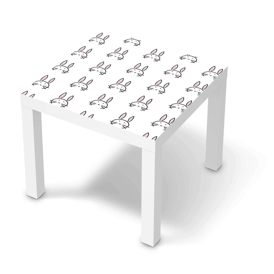 Möbelfolie Hoppel - IKEA Lack Tisch 55x55 cm - weiss