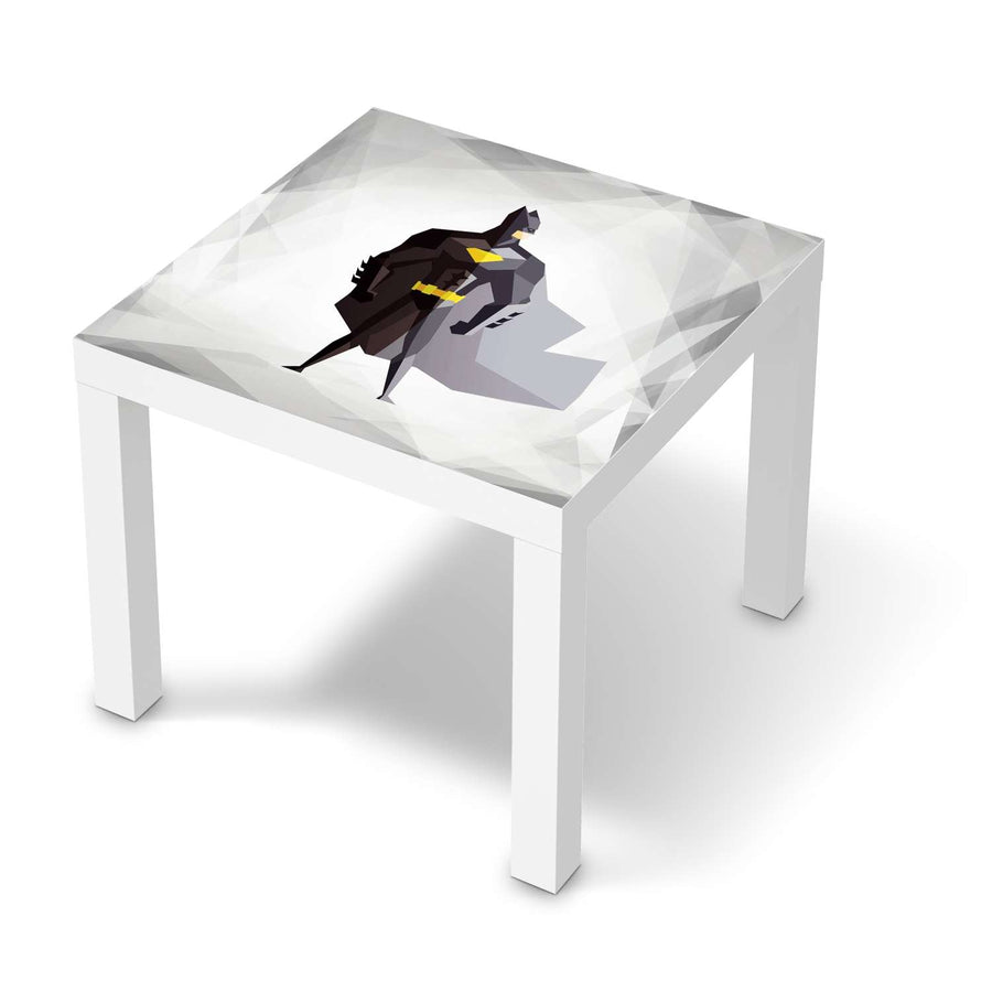 Möbelfolie Mr. Black - IKEA Lack Tisch 55x55 cm - weiss