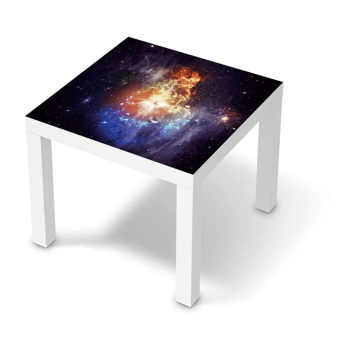 Möbelfolie Nebula - IKEA Lack Tisch 55x55 cm - weiss