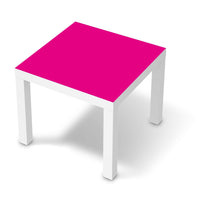 Möbelfolie Pink Dark - IKEA Lack Tisch 55x55 cm - weiss