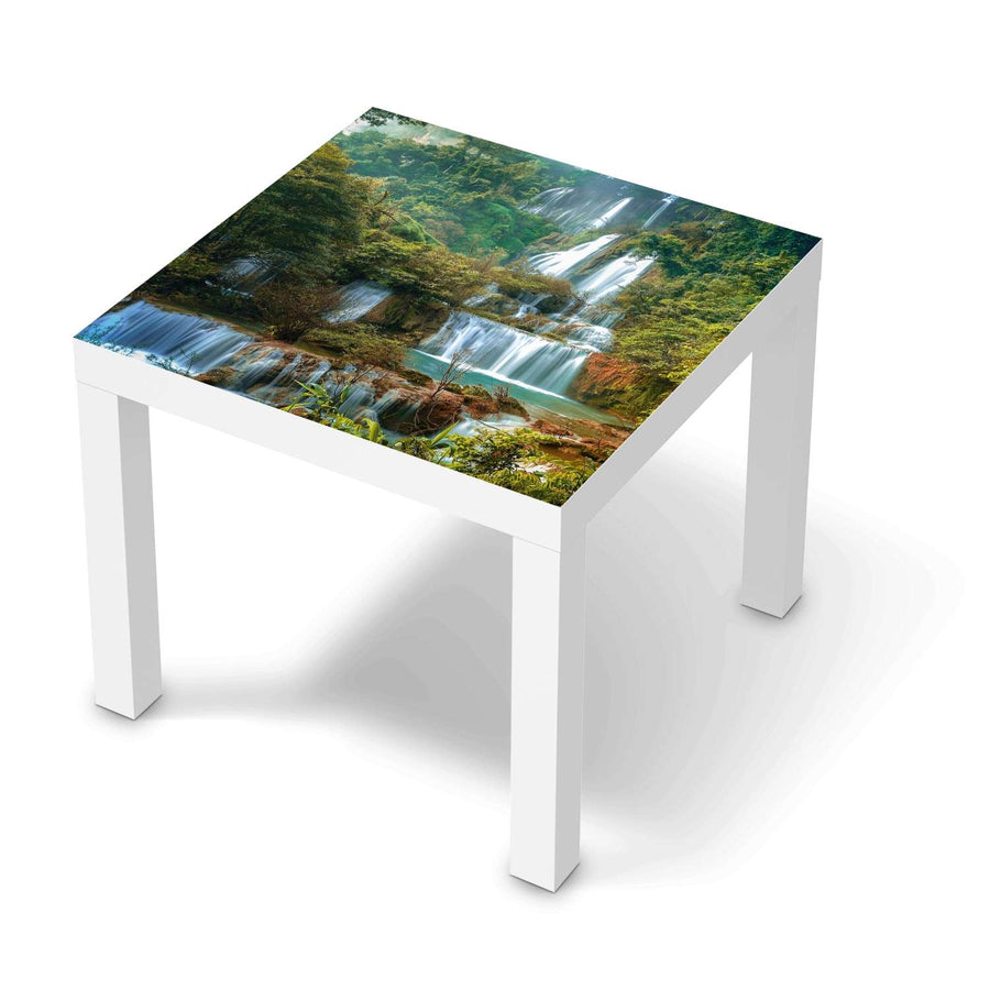 Möbelfolie Rainforest - IKEA Lack Tisch 55x55 cm - weiss