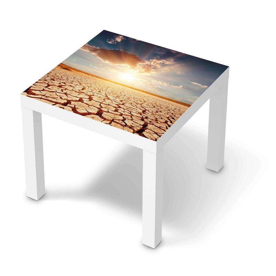 Möbelfolie Savanne - IKEA Lack Tisch 55x55 cm - weiss