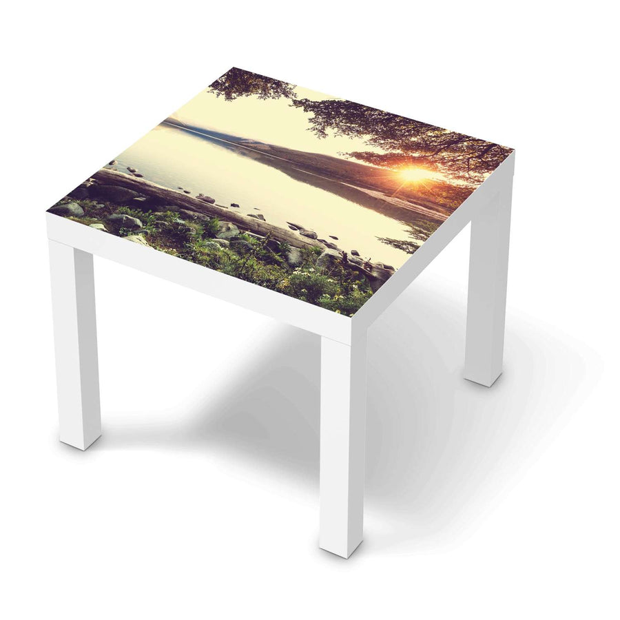 Möbelfolie Seaside Dreams - IKEA Lack Tisch 55x55 cm - weiss