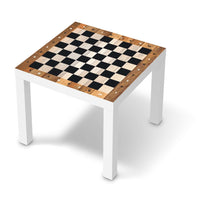Möbelfolie Spieltisch Schach - IKEA Lack Tisch 55x55 cm - weiss