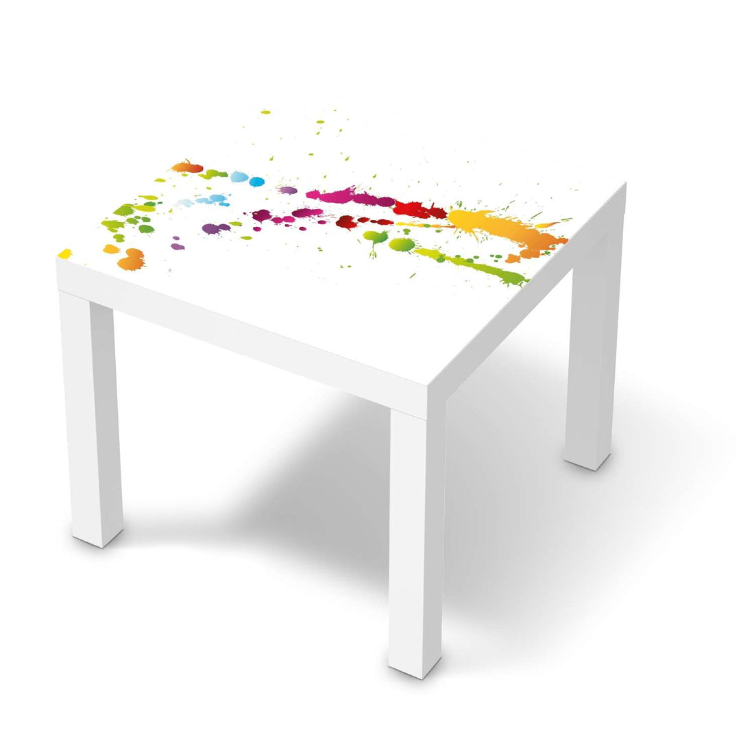 Möbelfolie Splash 2 - IKEA Lack Tisch 55x55 cm - weiss