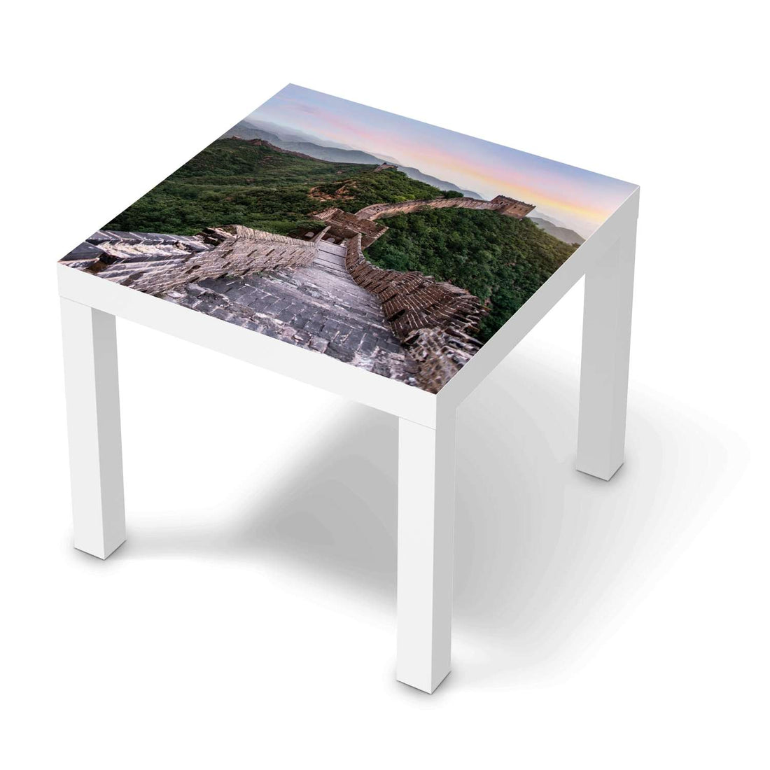 Möbelfolie The Great Wall - IKEA Lack Tisch 55x55 cm - weiss