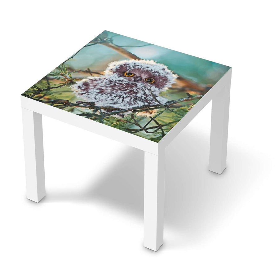 Möbelfolie Wuschel - IKEA Lack Tisch 55x55 cm - weiss