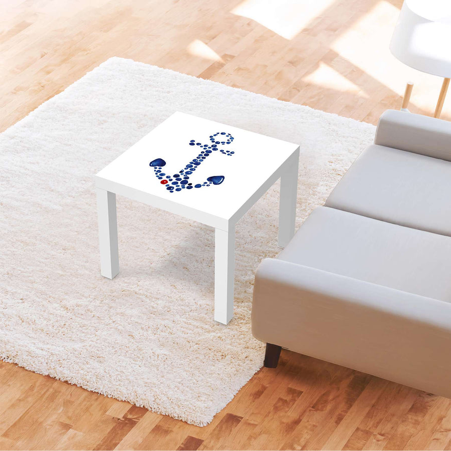 Möbelfolie Anker - IKEA Lack Tisch 55x55 cm - Wohnzimmer