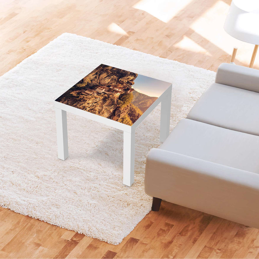 Möbelfolie Bhutans Paradise - IKEA Lack Tisch 55x55 cm - Wohnzimmer