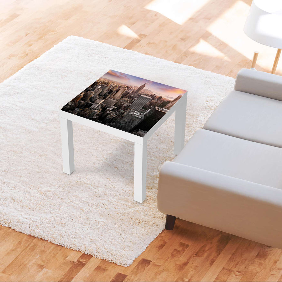 Möbelfolie Big Apple - IKEA Lack Tisch 55x55 cm - Wohnzimmer