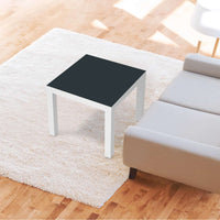 Möbelfolie Blaugrau Dark - IKEA Lack Tisch 55x55 cm - Wohnzimmer