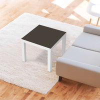 Möbelfolie Braungrau Dark - IKEA Lack Tisch 55x55 cm - Wohnzimmer
