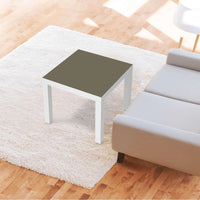 Möbelfolie Braungrau Light - IKEA Lack Tisch 55x55 cm - Wohnzimmer