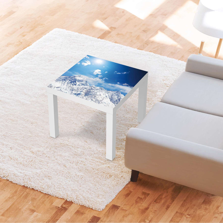 Möbelfolie Everest - IKEA Lack Tisch 55x55 cm - Wohnzimmer